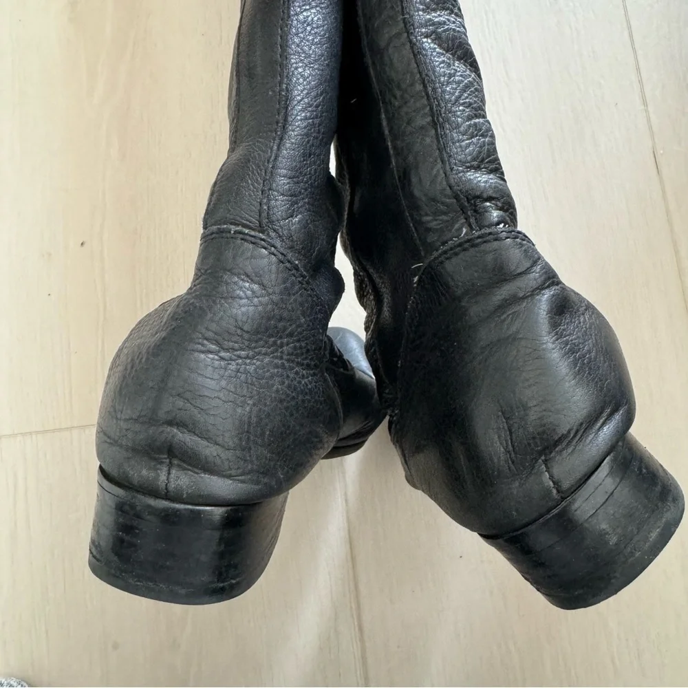 Dolce Vita Donnie over knee black leather boots